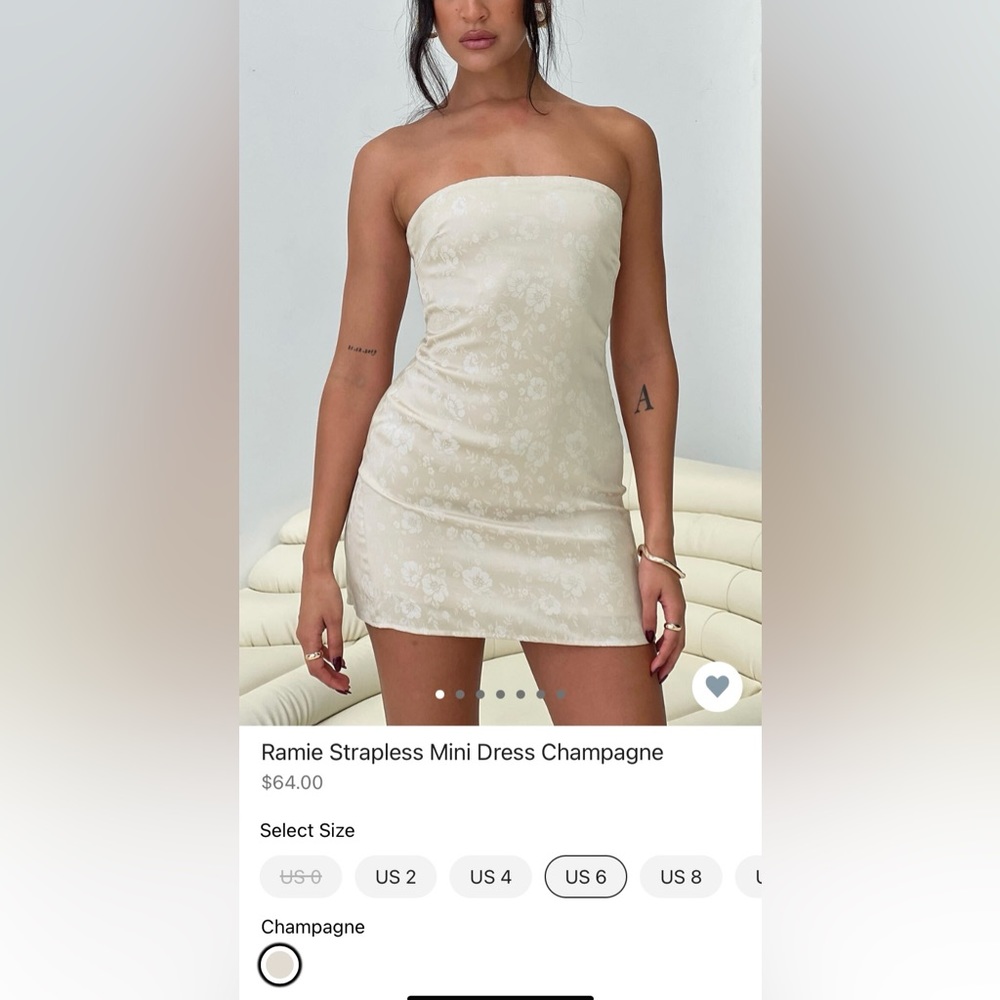 Princess Polly Ivory Dress
